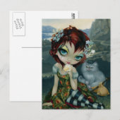 "Amanda Palmer Tarot: Het Briefkaart "Fool" (Voorkant / Achterkant)