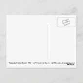 "Amanda Palmer Tarot: Het Briefkaart "Fool" (Achterkant)
