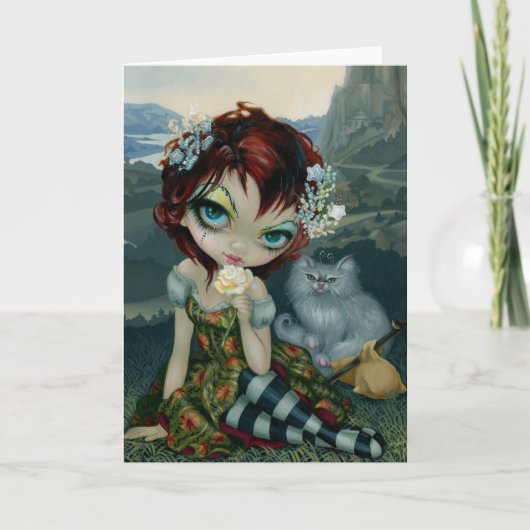 "Amanda Palmer Tarot:  Wenskaart van de Dwaas het" Kaart (Voorkant)