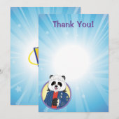 Amanda Panda Bedankkaart (Voorkant / Achterkant)
