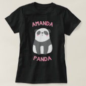 Amanda Panda Beer T-shirt (Design voorkant)