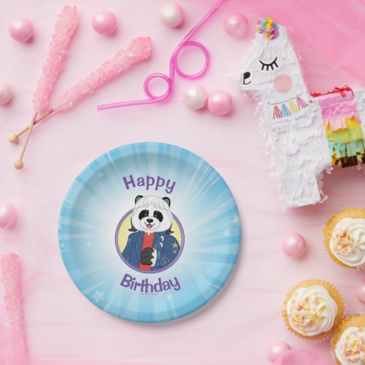 Amanda Panda Papieren Bordje (Feest)