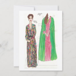 Amanda Paper Doll Kaart