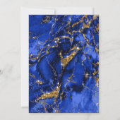 Amanda Piszczek Marble Glitter DK Royal Blue ID644 Kaart (Achterkant)
