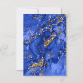 Amanda Piszczek Marble Glitter LT Royal Blue ID644 Kaart (Achterkant)