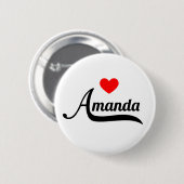 Amanda Ronde Button 5,7 Cm (Voorkant /achterkant)