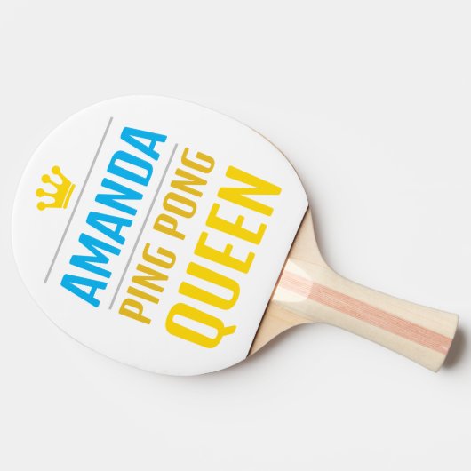 Amanda Tafeltennisbatje (Zijkant)