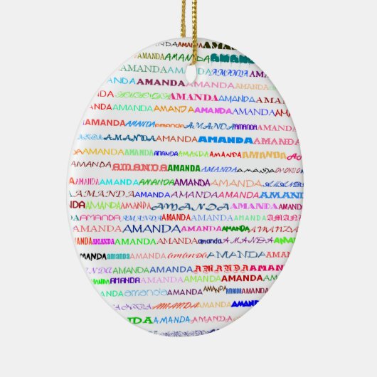 Amanda Text Design II Ornament (Rechts)