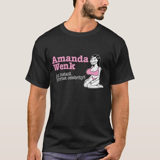 Amanda Wenk (donker) T-shirt (Voorkant)