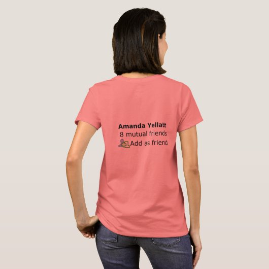 Amanda Yellatt T-shirt (Achterkant volledig)
