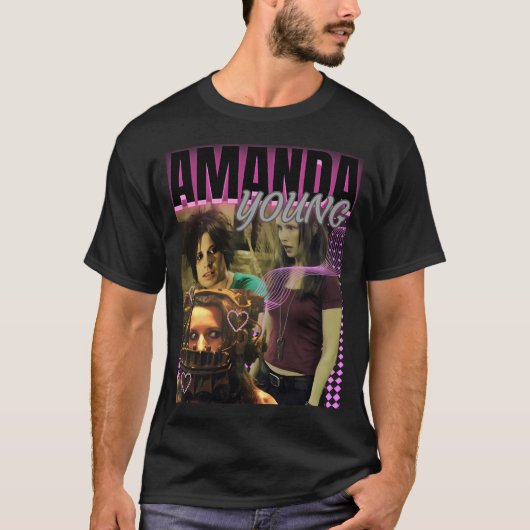 Amanda Young zag een ontwerp T-shirt (Voorkant)
