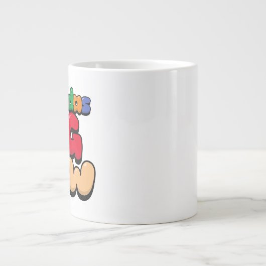 Amandas Big Brew Giant Coffee Mok (Voorkant)