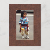 Amanda's inheemse Amerikaanse kind Briefkaart (Voorkant)