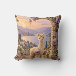 Amandel Alpaca Post Tuinboog aan het Meer Kussen