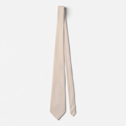 Amandel (effen kleur) stropdas (Voorkant)