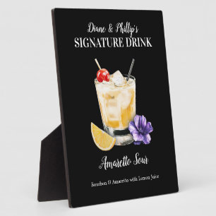Amandel Likeur Sour Drank Bord Sjabloon Op Maat Ge Fotoplaat