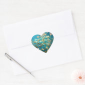 Amandel Tree Art Bewaar de datum Hart Sticker (Envelop)