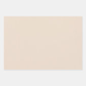 Amandel vaste kleur inpakpapier vel (Voorkant)