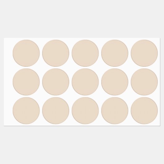 Amandel vaste kleur labels (Vel)