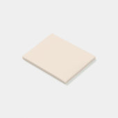 Amandel vaste kleur post-it® notes (Schuin)