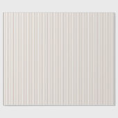 Amandel & Witte Strepen Cadeaupapier (Vlak)