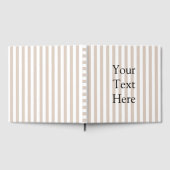 Amandel & Witte Strepen Gastenboek (Volledig)