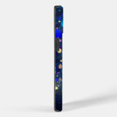 Amandelblauw Glitter iPhone Mate Stoer Hoesje (Achterkant / Rechts)