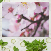 Amandelbloei Theedoek (Gevouwen)