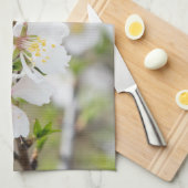 Amandelbloei Theedoek (Quarter Fold)