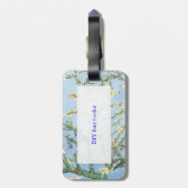 Amandelbloesem door Van Gogh Bagagelabel (Achterkant verticaal)