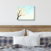 Amandelbloesem Dromen Canvas Afdruk (Insitu (Slaapkamer))