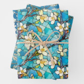 Amandelbloesem geïnspireerd op Van Gogh Wrapping P Inpakpapier Vel (In situ)