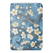 Amandelbloesem in Van Gogh-stijl Badmat (Voorkant Verticaal)