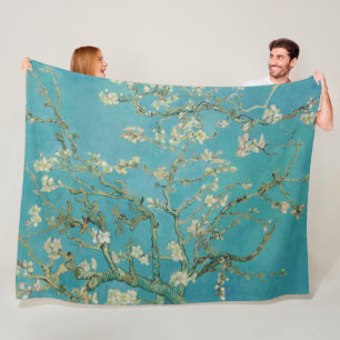 Amandelbloesem, olieverfschilderij, Vincent Van Go Fleece Deken