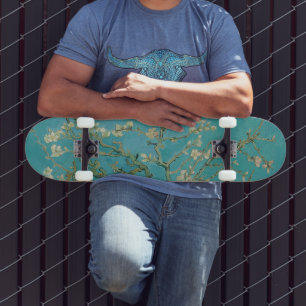 Amandelbloesem, olieverfschilderij, Vincent Van Go Persoonlijk Skateboard