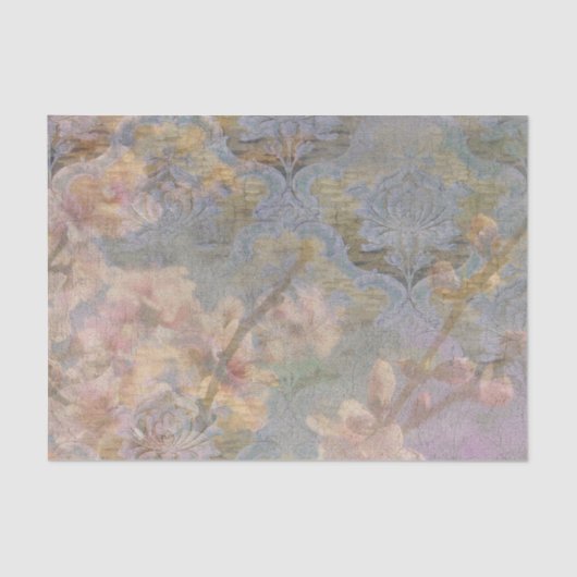 Amandelbloesem Tapestry Gift Tissue Tissuepapier (Voorkant)