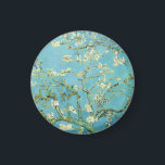 Amandelbloesem van Gogh Magneet<br><div class="desc">Turquoise Amandelbloesem Geschenken voor Huwelijksfeest,  Baby Shower of Lente Feest:</div>