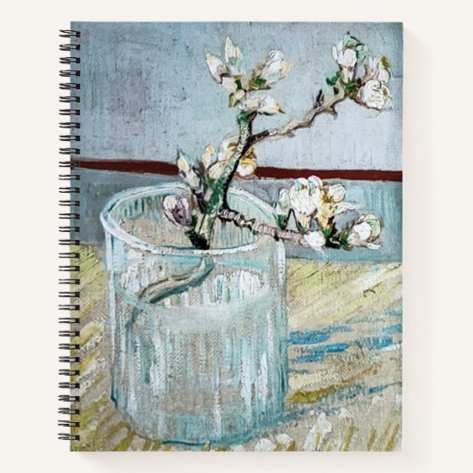 Amandelbloesem Van Gogh Notitieboek (Voorkant)