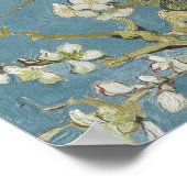 Amandelbloesem van Vincent van Gogh (1890) Poster (Hoek)