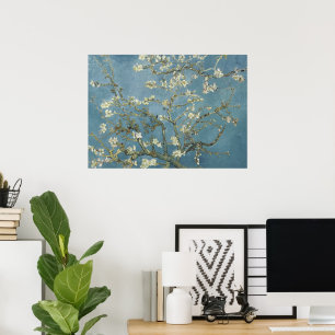 Amandelbloesem van Vincent van Gogh (1890) Poster