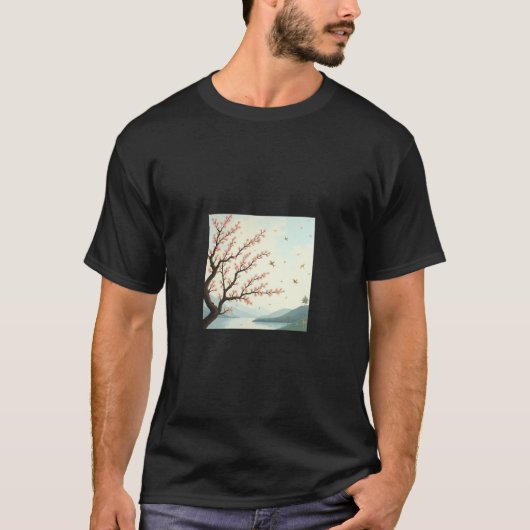 Amandelbloesemdromen T-shirt (Voorkant)