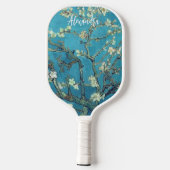 Amandelbloesems Aangepaste tekst Pickleball Paddle (Achterkant)