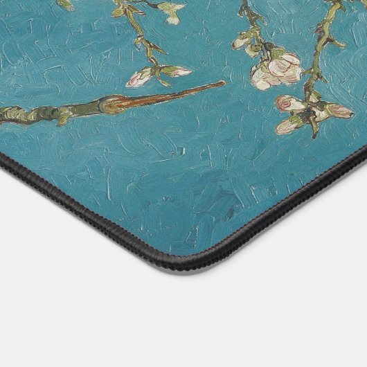 Amandelbloesems, beroemd schilderij bureaumat (Hoek)