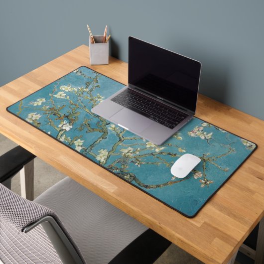 Amandelbloesems, beroemd schilderij bureaumat (Kantoor 2)