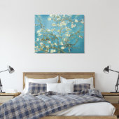 Amandelbloesems ,Beroemd schilderij Canvas Afdruk (Insitu (Slaapkamer))