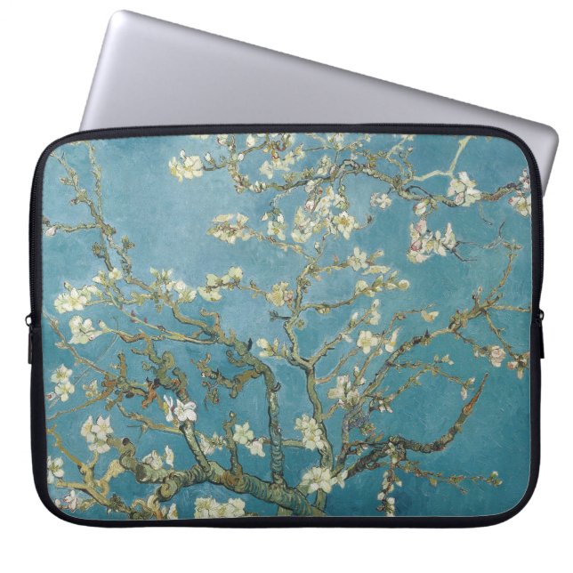 Amandelbloesems, beroemd schilderij laptop sleeve (Voorkant)