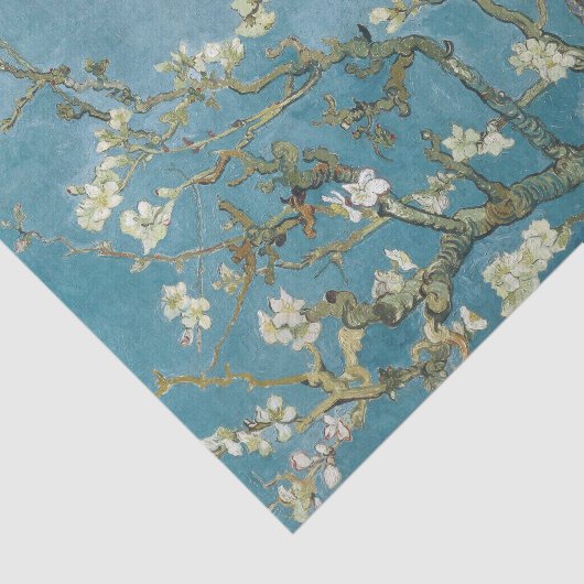 Amandelbloesems, beroemd schilderij tissuepapier (Detail)