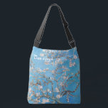 Amandelbloesems Blauw Vincent van Gogh Art Crossbody Tas<br><div class="desc">Vincent van Gogh (Nederlands, 1853 - 1890) Amandelbloesem, 1890, Olieverf op doek Niet ingelijst: 73, 3 cm x 92, 4 cm Vincent van Gogh schilderde dit stilleven van amandelbloesems tegen een blauwe lucht voor zijn pasgeboren neefje die naar hem vernoemd was. De amandelboom is een symbool van dit nieuwe leven....</div>