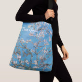 Amandelbloesems Blauw Vincent van Gogh Art Crossbody Tas (Dichtbij)