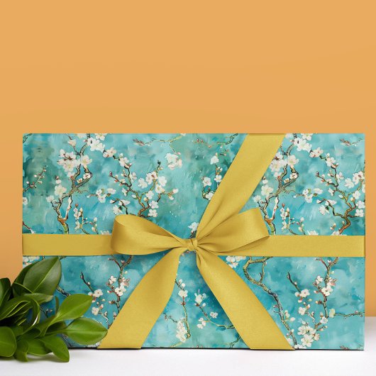 Amandelbloesems Blauw Vincent van Gogh Cadeaupapier